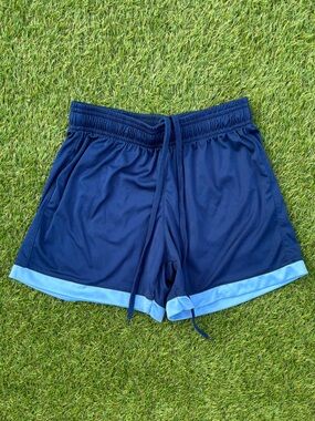 Sportek Navy Athletic Running Shorts XS